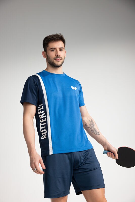 T fashion shirt butterfly ping pong